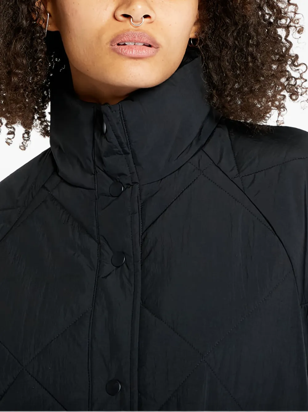 Tommy Jeans Gewatteerde jas Zwart