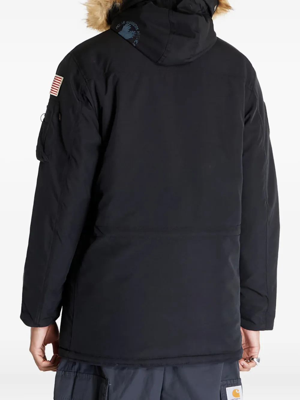Alpha Industries Jack met capuchon Zwart