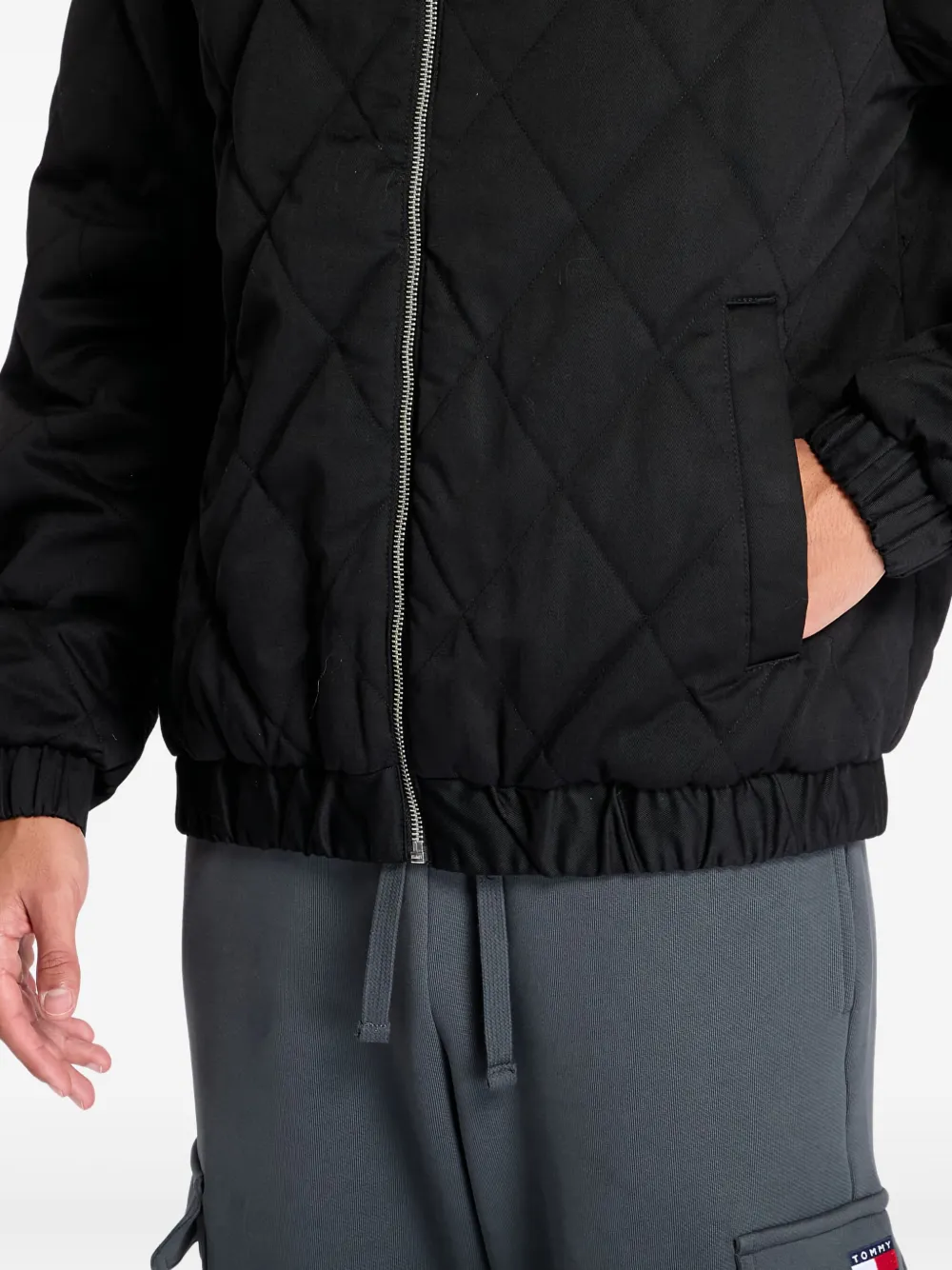 Tommy Hilfiger Gewatteerd jack Zwart