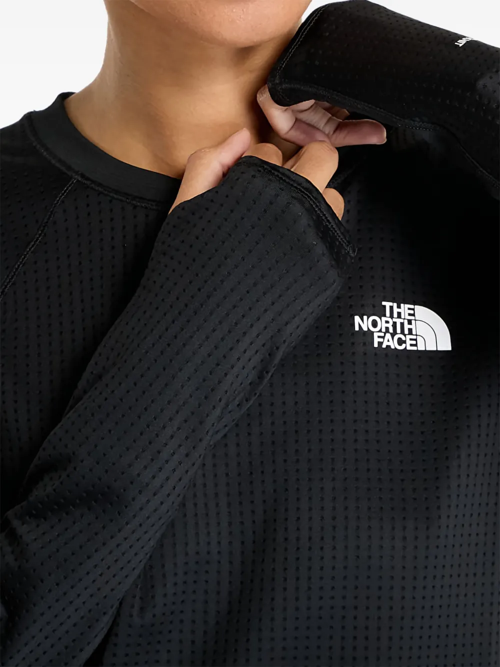 The North Face T-shirt met logoprint Zwart