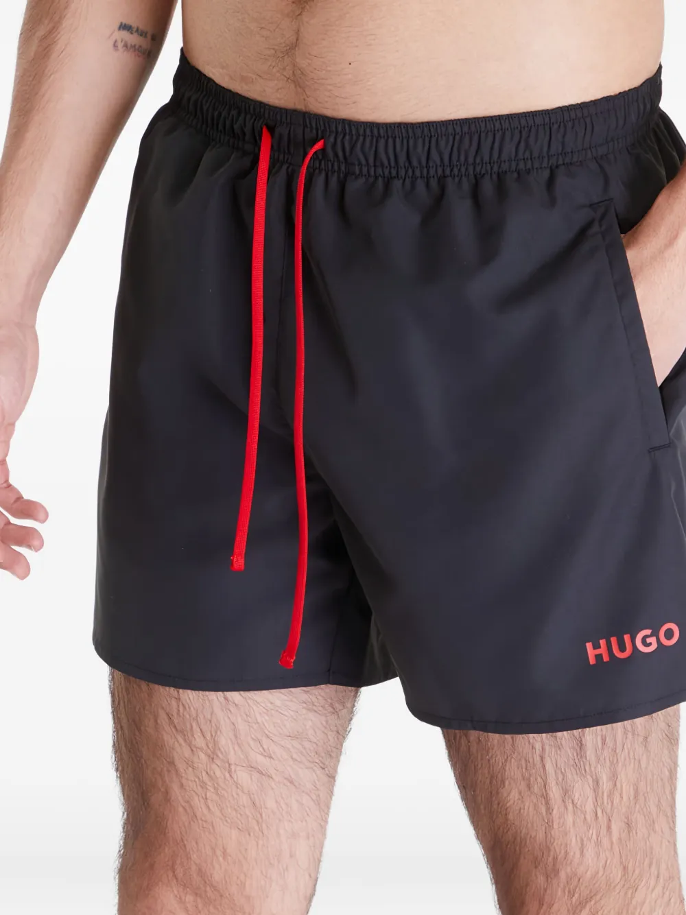 HUGO S-Mitch strandset Zwart