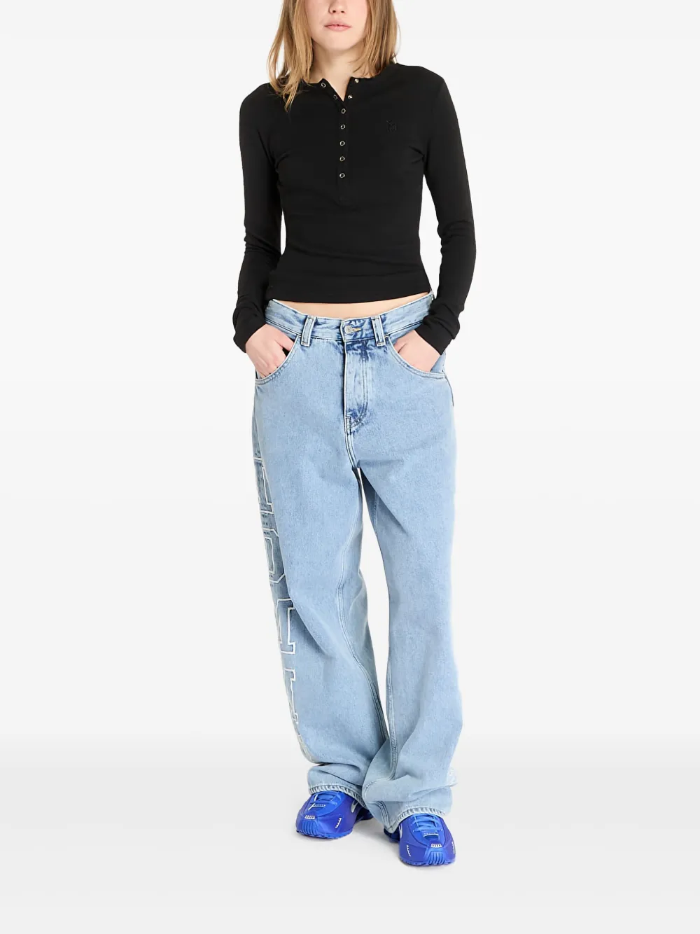Daily Paper long-sleeve polo top | T-Shirts & Jersey Shirts | Image 2