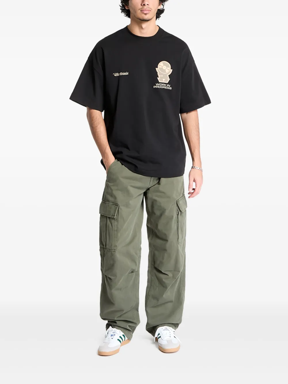 Tommy Jeans Jaimie cotton cargo trousers | Chinos | Image 2