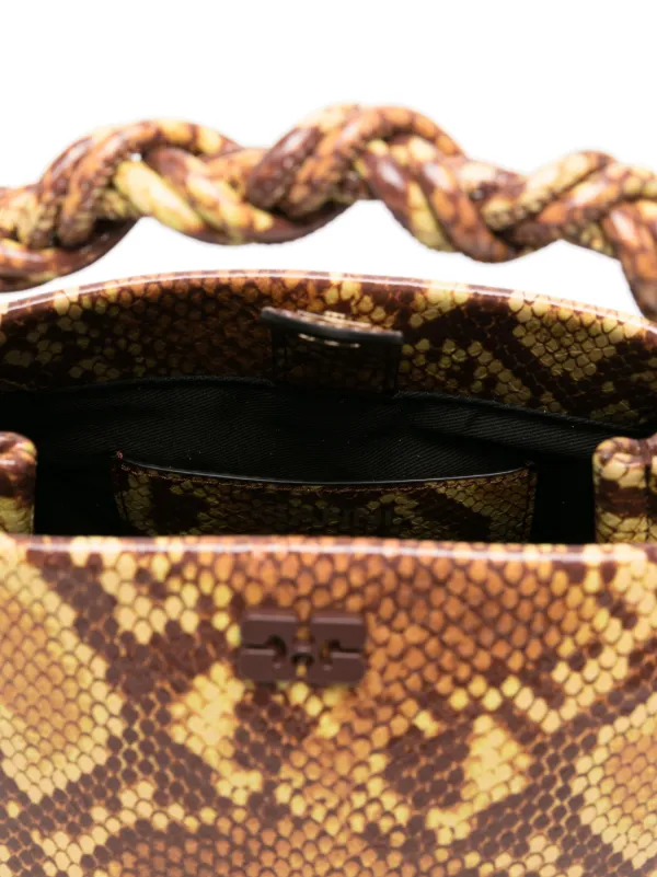 【GANNI】Mini Gani Bou Tote Bag/追跡+関税+全国送料込み GANNI】Mini tote Bag/追跡+関税+全国送料込み (Ganni/トート