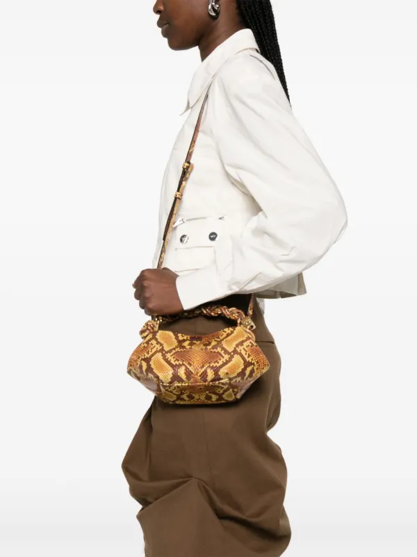 GANNI Mini Bou Tote Bag | Yellow | FARFETCH