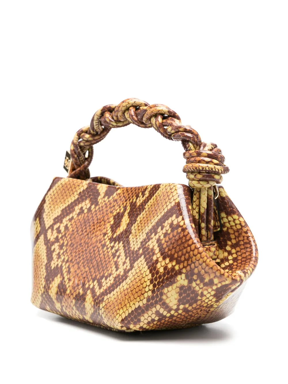 GANNI Kleine Bou shopper Geel
