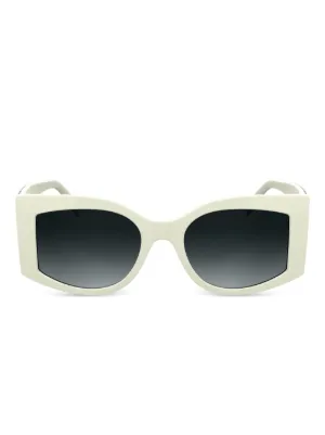 Karl Lagerfeld butterfly-frame Sunglasses | White | FARFETCH display picture 1