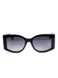Karl Lagerfeld geometric-frame sunglasses - Black