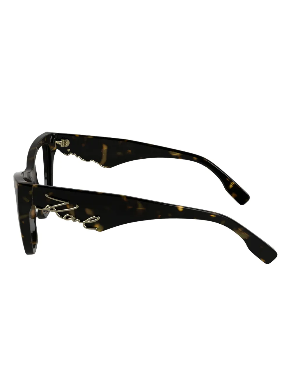 Karl Lagerfeld Bril met cat-eye montuur Bruin
