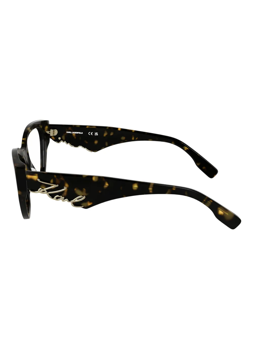 Karl Lagerfeld Zonnebril met cat-eye montuur Bruin