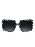 Karl Lagerfeld rectangle-frame sunglasses - Black