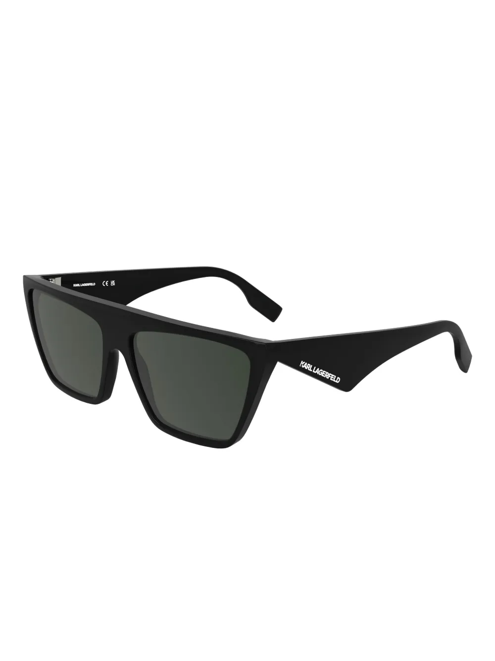 Karl Lagerfeld logo-print sunglasses - Zwart