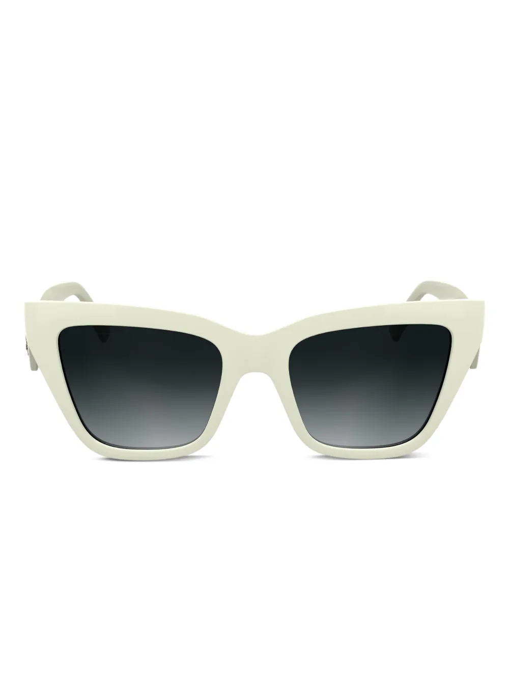 Karl Lagerfeld バタフライフレーム サングラス - ホワイト Karl Lagerfeld バタフライフレーム サングラス - ホワイト