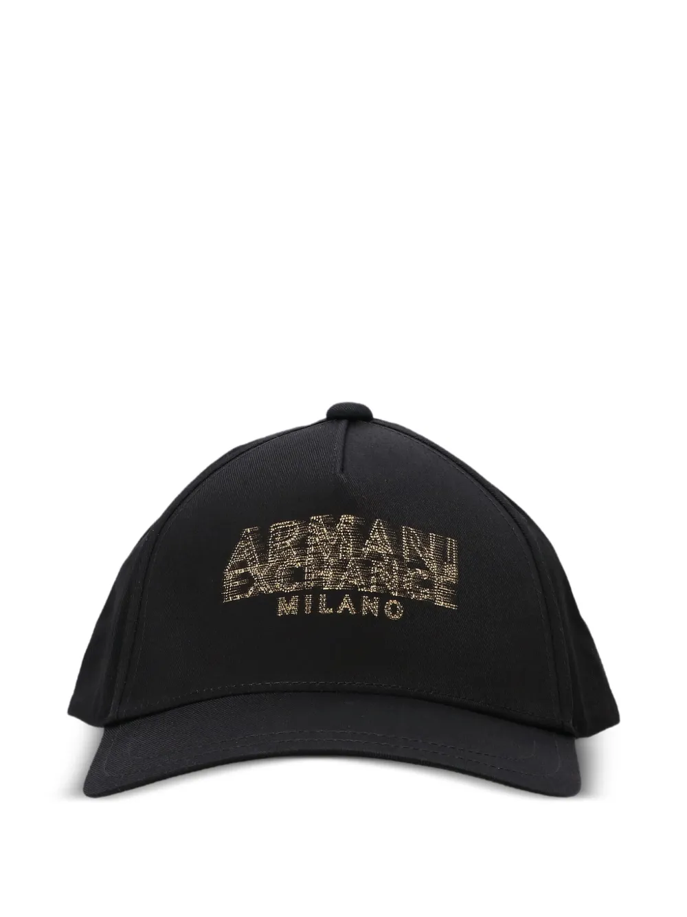 Armani Exchange Cappello da baseball con decorazione - Nero