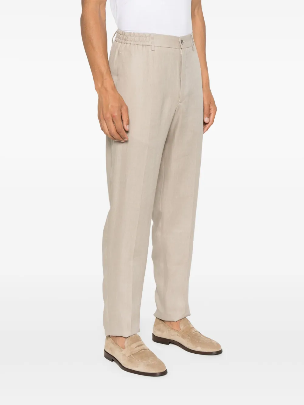 Tagliatore Katoenen broek Beige