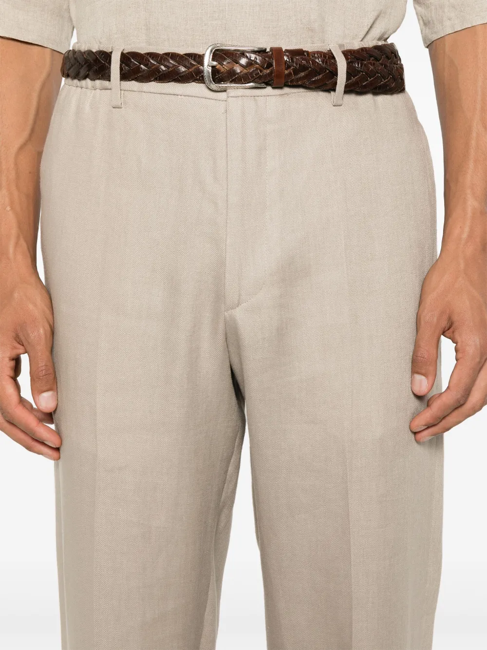Tagliatore Katoenen broek Beige