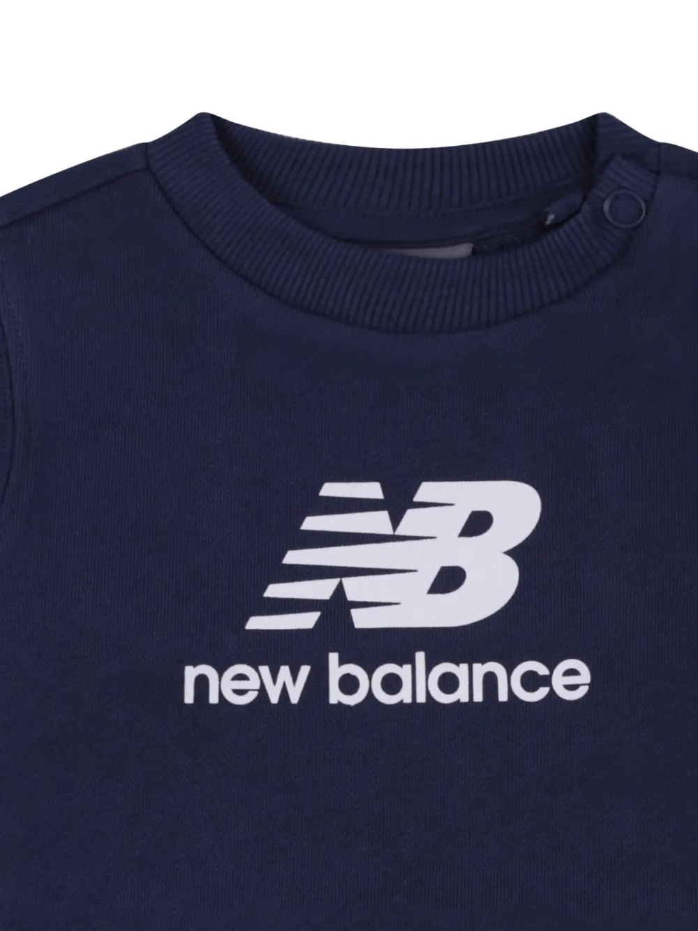 New Balance Kids Sweater met logoprint Blauw