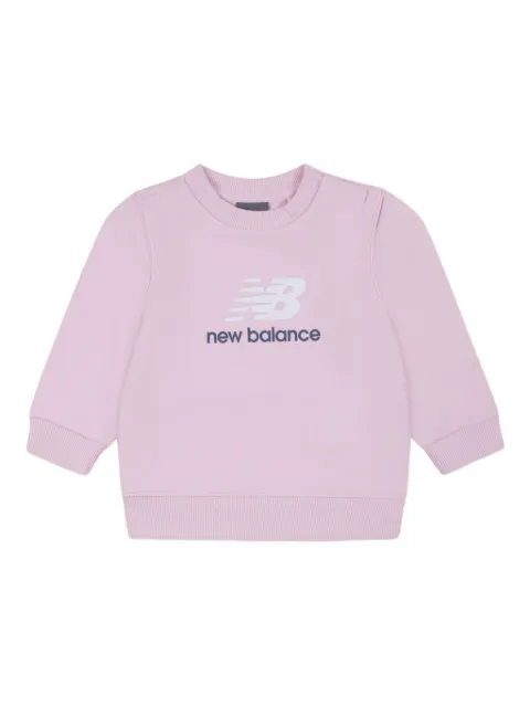 New Balance Kids logo-print sweatshirt