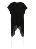 Masnada panelled T-shirt - Black