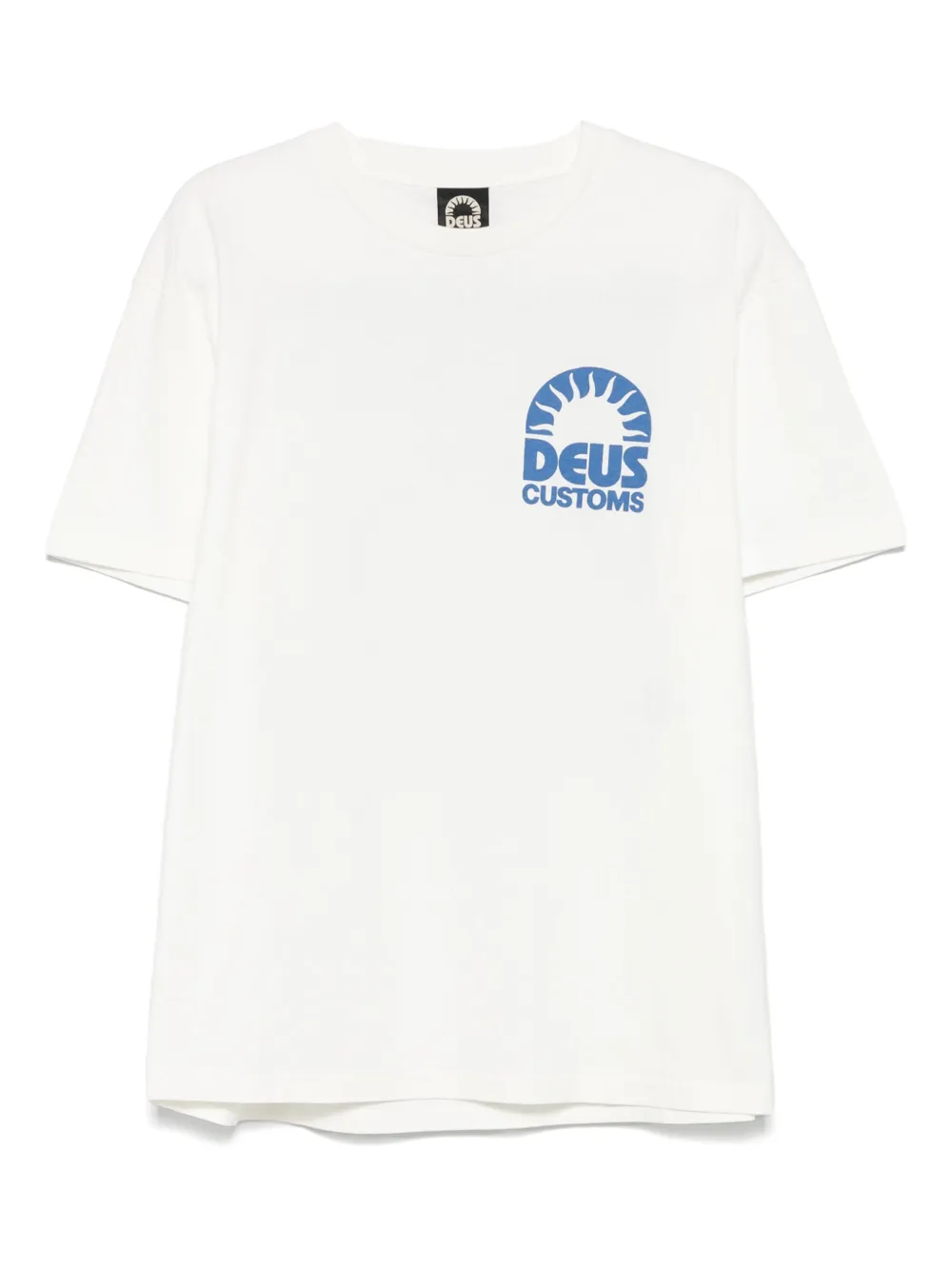 Deus Ex Machina playera con eslogan estampado | blanco | Image 1