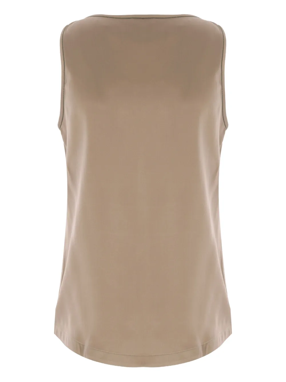 Brunello Cucinelli silk-satin tank top | Vests & Tank Tops | Image 2