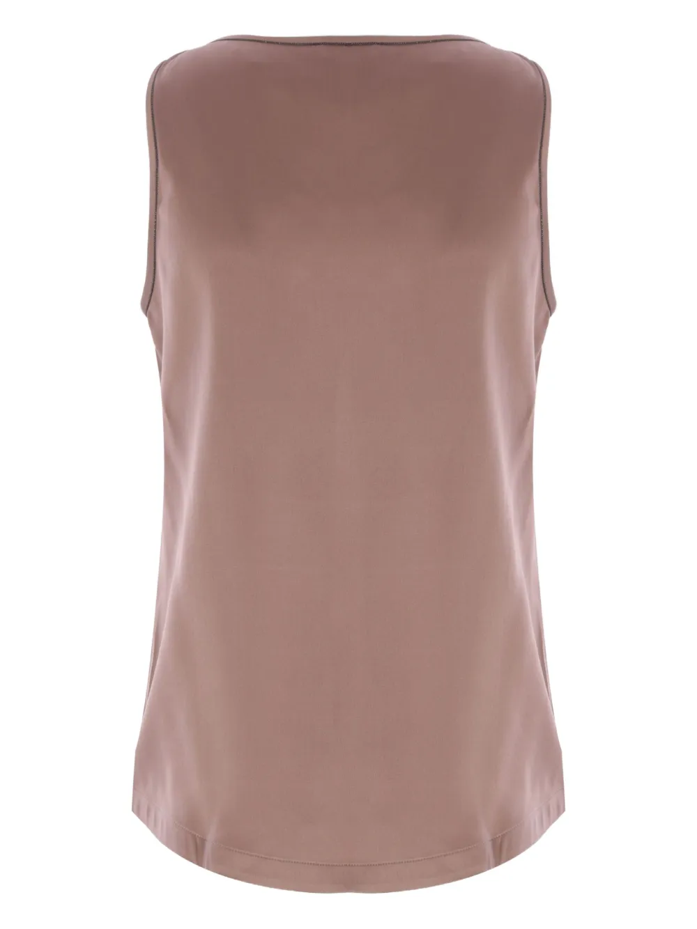 Brunello Cucinelli silk-satin tank top | Vests & Tank Tops | Image 2