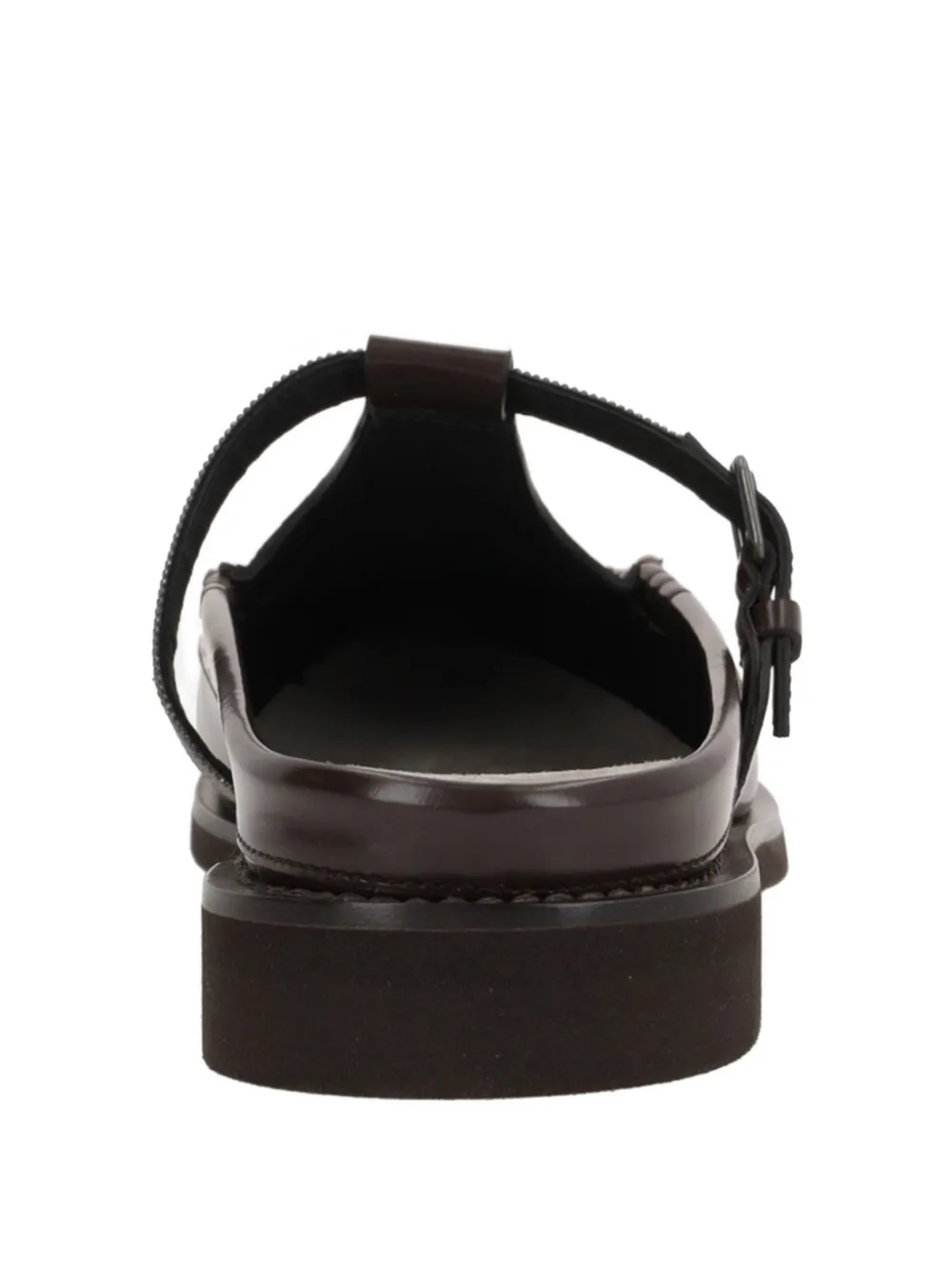 Brunello Cucinelli leather mules Brown
