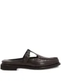 Brunello Cucinelli leather mules - Brown