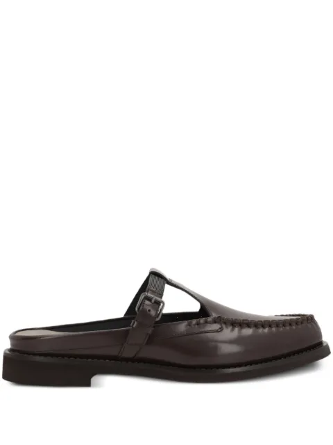 Brunello Cucinelli mules con tacón