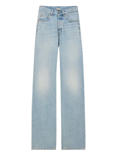 Saint Laurent V-waist long baggy jeans