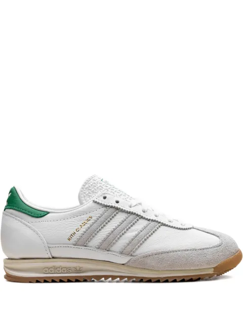 adidas tenis SL 72 "White/Green" de adidas x Kith Classics