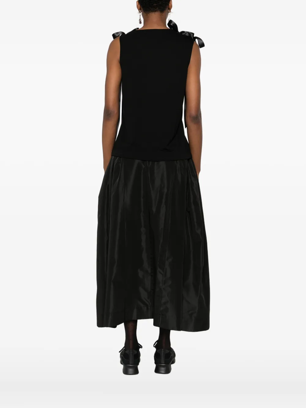 Simone Rocha Tanktop met strik Zwart