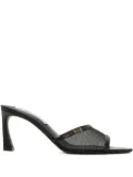 Victoria Beckham mesh mules - Black