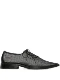Victoria Beckham mesh lace-up oxfords - Black