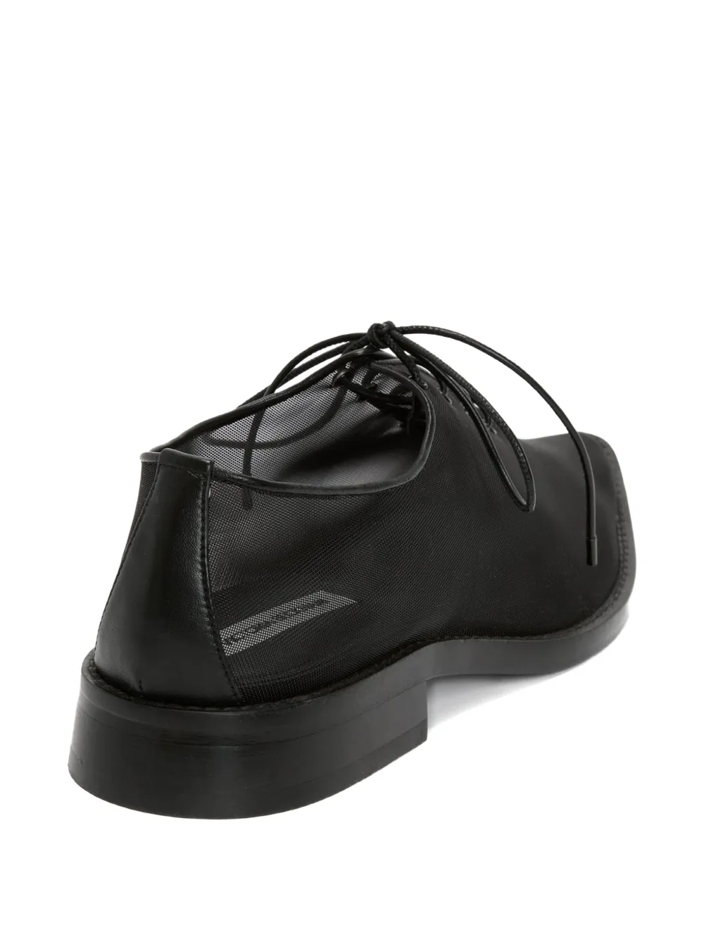 Victoria Beckham mesh lace-up oxfords Black