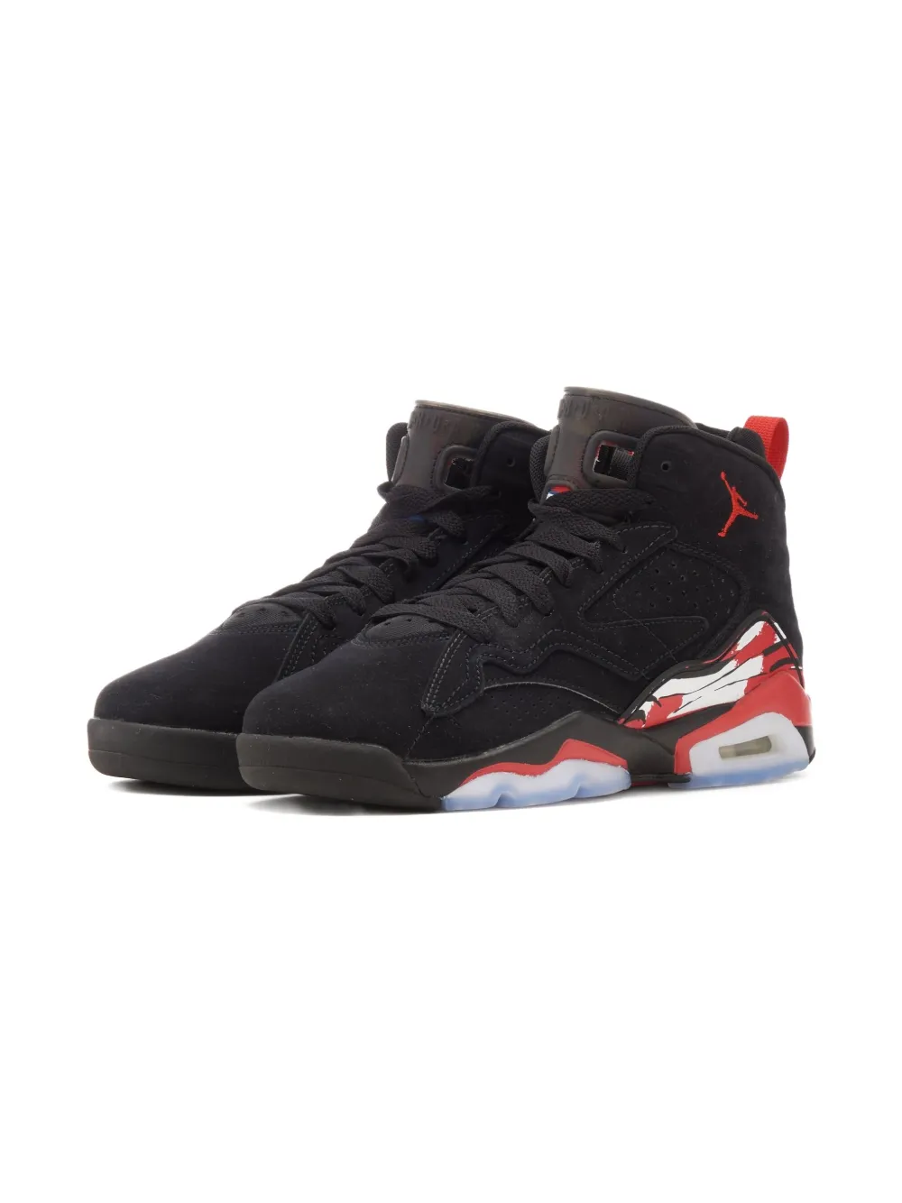 Jordan Kids Jordan MVP Black/White/University Red sneakers - Zwart