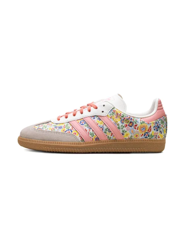 Zapatilla Adidas Tenis Adidas Com Flores Tenis Adidas Mujer Tela