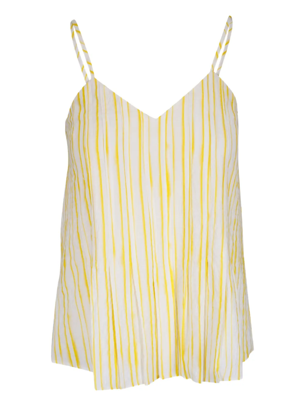 Odeeh top con rayas estampadas | amarillo | Image 1