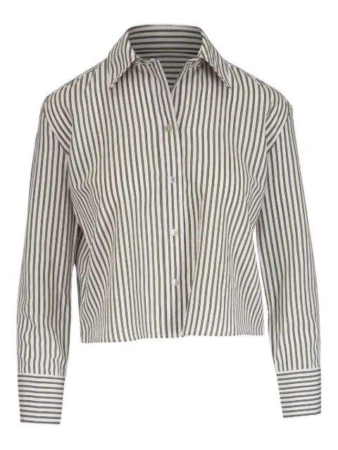 Vince camisa con rayas estampadas