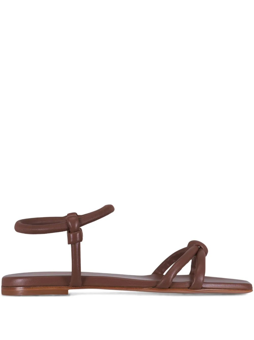 Gianvito Rossi Slingback Sandals In Brown