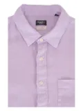 FAHERTY Dobby linen shirt - Purple