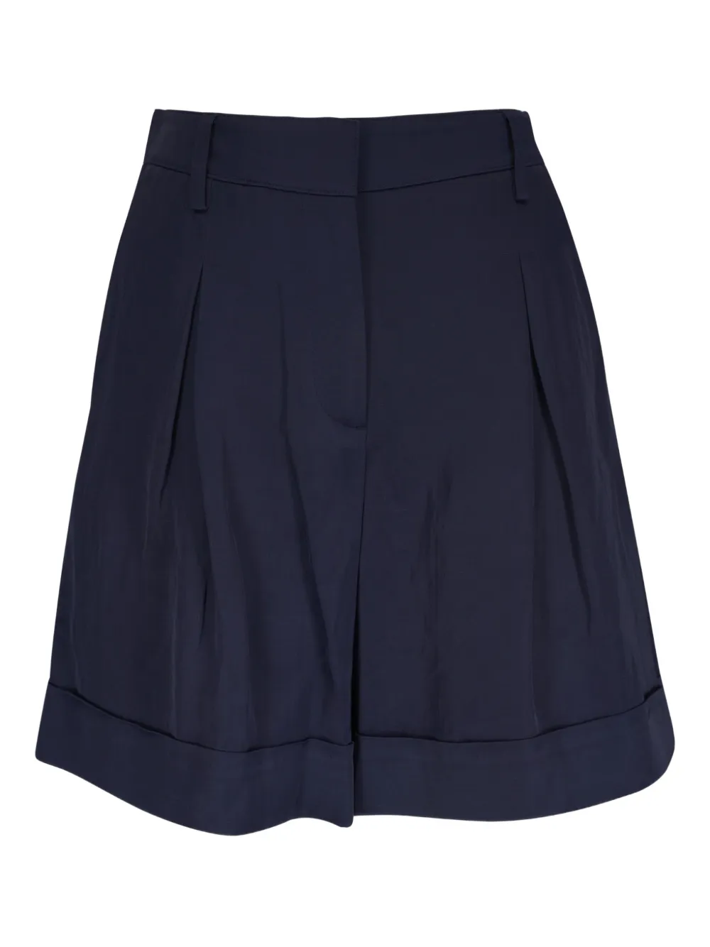 TWP cuffed tailored shorts | Blue | Image 1