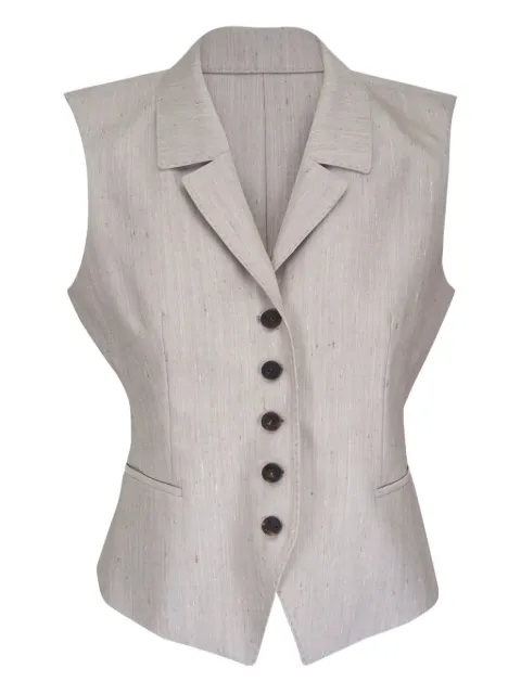 Lafayette 148 chaleco con botones