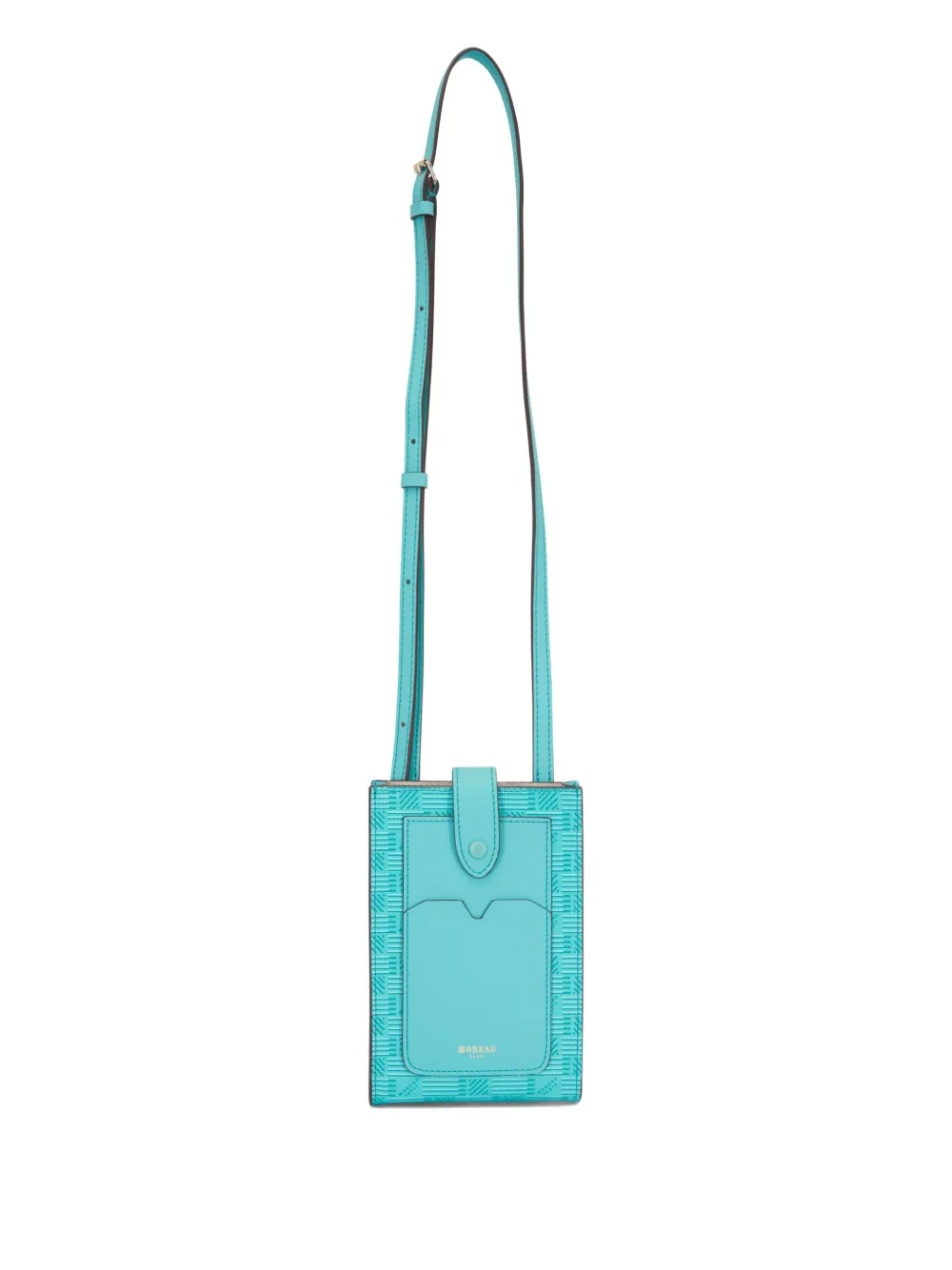 Moreau monogram-canvas phone bag | Blue | Image 1