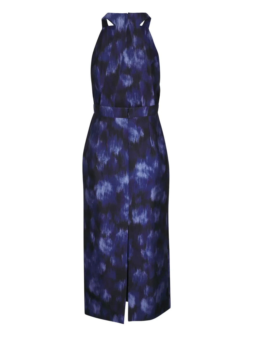 Michael Kors Midi-jurk met abstracte print Zwart