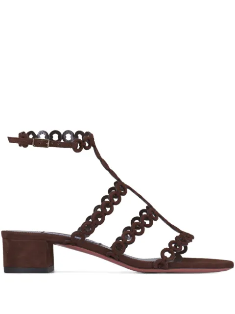 Aquazzura Sandali Infinity Chain 35mm