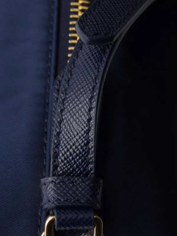 Prada Re-Nylon top-zip Crossbody Bag | Blue | FARFETCH CA