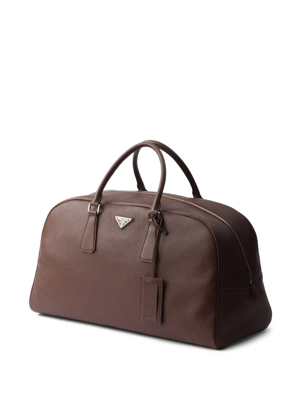 Prada Soft leren duffeltas Bruin