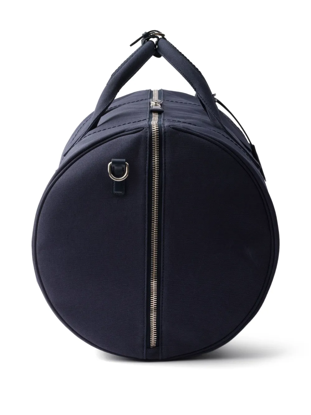 Prada Duffeltas met logo-reliëf Blauw