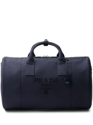 Prada ドローストリング ダッフルバッグ | ブルー | FARFETCH JP